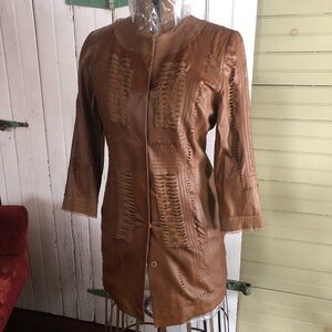 Elie Tahari 100% leather jacket size small